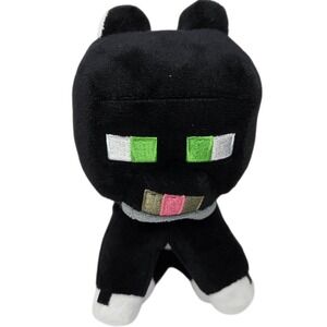 Mojang Minecraft Tuxedo Cat Plush Gamer Video‎ Game 7" Stuffed Plush Toy